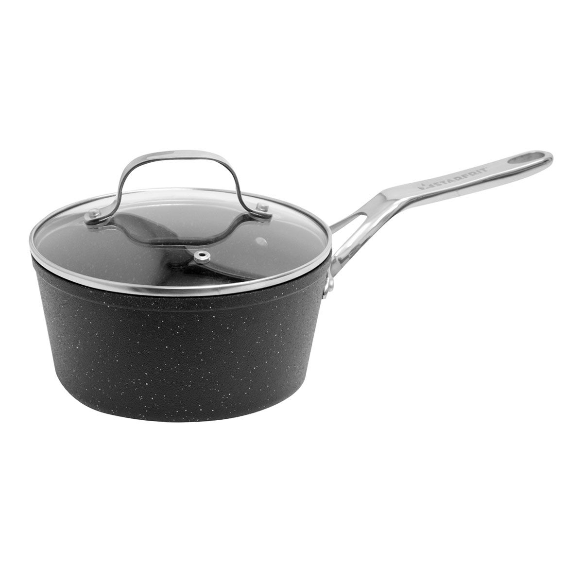 Saucepan, ROCKURWOK Nonstick Sauce Pan Small Pot with Lid, Solid