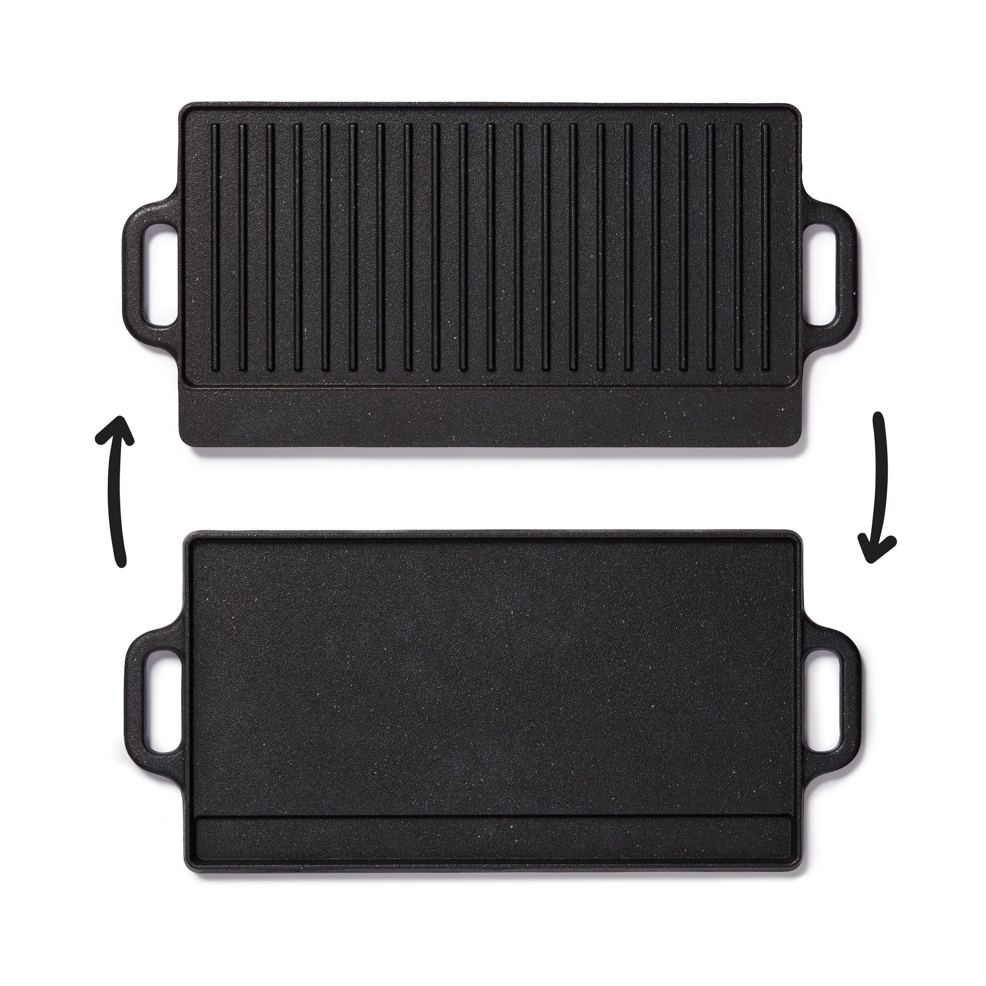 Starfrit THE ROCK Cast Iron Non-stick Griddle and Pan Set in the Grill  Cookware department at