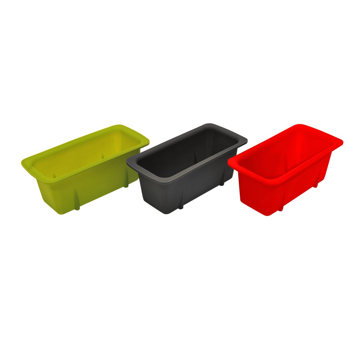 TOPQINFENGYUE Silicone Mini Loaf Pans, 12 Cavities, Red, Baking Pan, Material: Silica Gel, Item Shape: Rectangular
