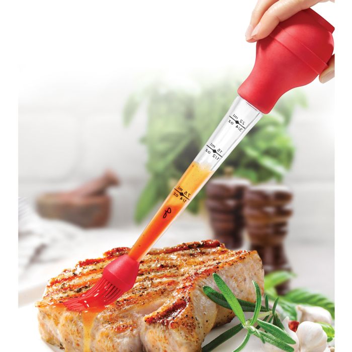 7pcs kit d'injecteur de viande en acier inoxydable brosse légère sûre pour  le restaurant à domicile POIRE A JUS - POIRE A SAUCE - Cdiscount Maison