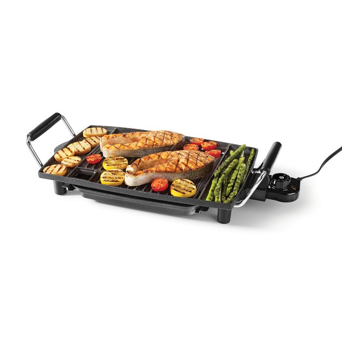 Starfrit The Rock 10-inch Indoor Smokeless Electric BBQ Grill