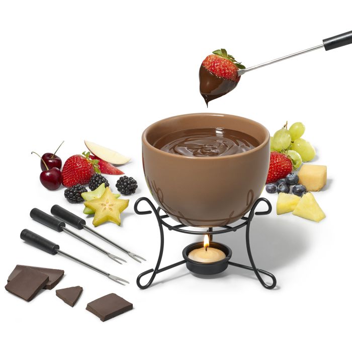 set à fondue au chocolat 10 x 15 - HEMA