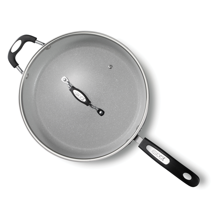 12 Inch Stainless Steel Deep Frying Pan without Lid Fishtail