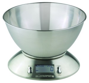 93033 Balance électronique en acier inoxydable avec bol